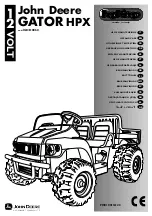 Preview for 1 page of Peg-Perego John Deere GATOR HPX Use And Care Manual