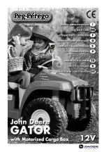 Peg-Perego John Deere GATOR Use And Care Manual preview