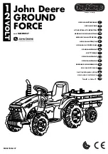 Peg-Perego John Deere GROUND FORCE Use And Care Manual preview