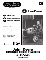 Peg-Perego John Deere Use And Care Manual preview