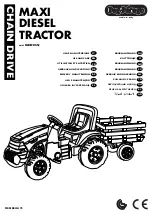 Предварительный просмотр 1 страницы Peg-Perego MAXI DIESEL TRACTOR Use And Care Manual