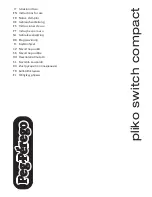 Peg-Perego pliko switch compact Instructions For Use Manual preview