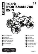 Peg-Perego Polaris Sportsman 700 TWIN Use And Care Manual preview