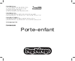 Preview for 68 page of Peg-Perego Porte-enfant Instructions For Use Manual