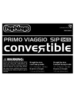 Peg-Perego Primo Viaggio SIP 5.65 Convertible Instructions For Use Manual preview