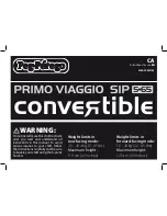 Peg-Perego Primo Viaggio SIP Convertible Instructions For Use Manual preview