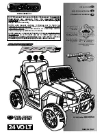 Preview for 1 page of Peg-Perego Ranger RZRS FIUS1201G124 IGOD0516 Use And Care Manual