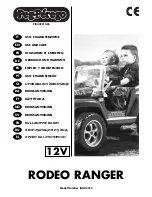 Preview for 1 page of Peg-Perego Rodeo Ranger Use And Care Manual