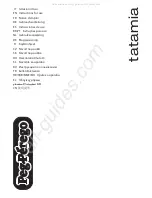 Preview for 1 page of Peg-Perego tatamia Instructions For Use Manual