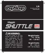 Peg-Perego Viaggio Shuttle 120 Instructions For Use Manual preview