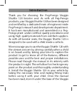 Preview for 3 page of Peg-Perego Viaggio Shuttle 120 Instructions For Use Manual