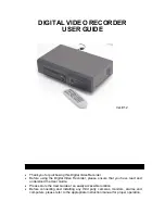 Preview for 1 page of Pegasus CCTV PNDVR User Manual