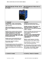 Предварительный просмотр 1 страницы Pegasus 200 ACDC PULSE Service Manual