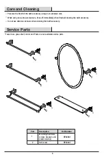 Предварительный просмотр 6 страницы Pegasus 20720P-0104 Use And Care Manual