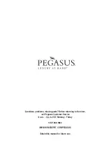 Preview for 7 page of Pegasus 20720P-0104 Use And Care Manual