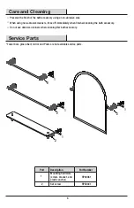 Preview for 6 page of Pegasus 20735-1704 Use And Care Manual