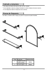 Preview for 13 page of Pegasus 20735-1704 Use And Care Manual