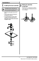 Preview for 5 page of Pegasus 65202W-7004 Installation And Care Manual