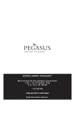 Preview for 9 page of Pegasus 65202W-7004 Installation And Care Manual