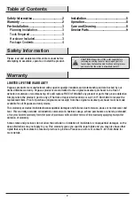 Preview for 2 page of Pegasus 67589-0004 Use And Care Manual