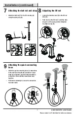 Предварительный просмотр 7 страницы Pegasus 67664W-6001 Installation And Care Manual