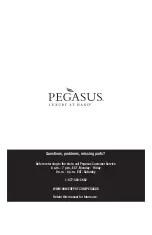 Предварительный просмотр 11 страницы Pegasus 67664W-6001 Installation And Care Manual