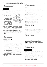 Предварительный просмотр 8 страницы Pegasus FS700 Series Instruction Manual