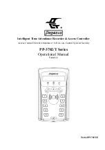 Предварительный просмотр 1 страницы Pegasus PP-3702/T Series Operational Manual