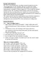 Предварительный просмотр 5 страницы Pegasus PP-3702/T Series Operational Manual