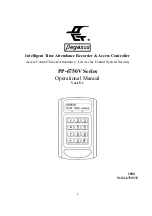 Pegasus PP-6750V Series Operational Manual предпросмотр