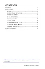 Предварительный просмотр 2 страницы Pegatron WL-166N11 Hardware And Driver Reference