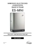 Pego EASYSTEAM ES-MINI Use And Maintenance Manual preview