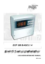 Предварительный просмотр 1 страницы Pego ECP200 Expert d7.5 Use And Maintenance Manual