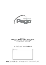 Preview for 28 page of Pego PLUS100 AB Use And Maintenance Manual