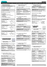 Preview for 2 page of PEHA 492 AB O.A. Installation And Operating Instructions Manual