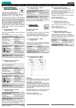 Preview for 3 page of PEHA 492 AB O.A. Installation And Operating Instructions Manual