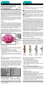 Preview for 2 page of PEHA Easyclick 452 FU-E JR o.T. Installation And Operating Instructions