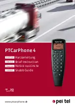 Pei tel PTCarPhone 4 Brief Instruction preview