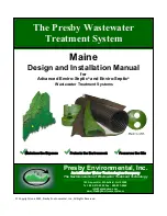 PEI Advanced Enviro-Septic Maine Design And Installation Manual preview