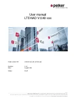 Preview for 1 page of Peiker LTE-NAD v1140 series User Manual