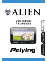 Peiying Alien PY-GPS5003 User Manual предпросмотр