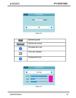 Предварительный просмотр 25 страницы Peiying Alien PY-GPS7005 User Manual