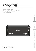 Предварительный просмотр 1 страницы Peiying PY-1K110AB Owner'S Manual