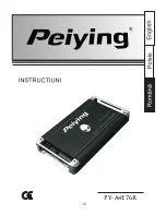 Предварительный просмотр 13 страницы Peiying PY-A4E76R Owner'S Manual