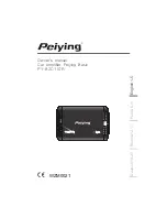 Предварительный просмотр 1 страницы Peiying PY-B2C110R Owner'S Manual