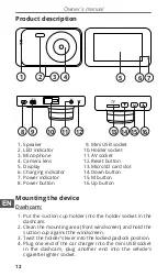 Предварительный просмотр 12 страницы Peiying PY-DVR009 Owner'S Manual