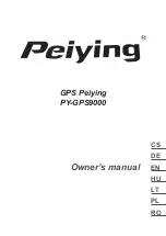 Предварительный просмотр 1 страницы Peiying PY-GPS9000 Owner'S Manual