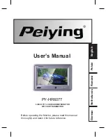 Peiying PY-HR6077 User Manual предпросмотр