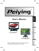 Peiying PY-HR7047 User Manual предпросмотр