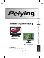 Preview for 17 page of Peiying PY-HR7047 User Manual